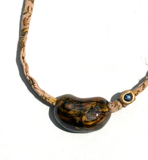 Magic Bean Ceramic Necklace