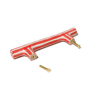 Small Striped Drawer Pull