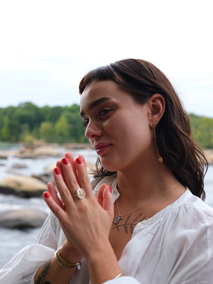 Medallion Elementos Ring - Water