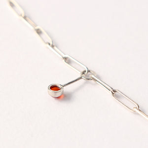 Carnelian Fossa Necklace