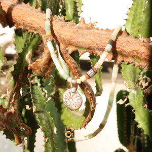 Adventurine Pressed Flower Necklace