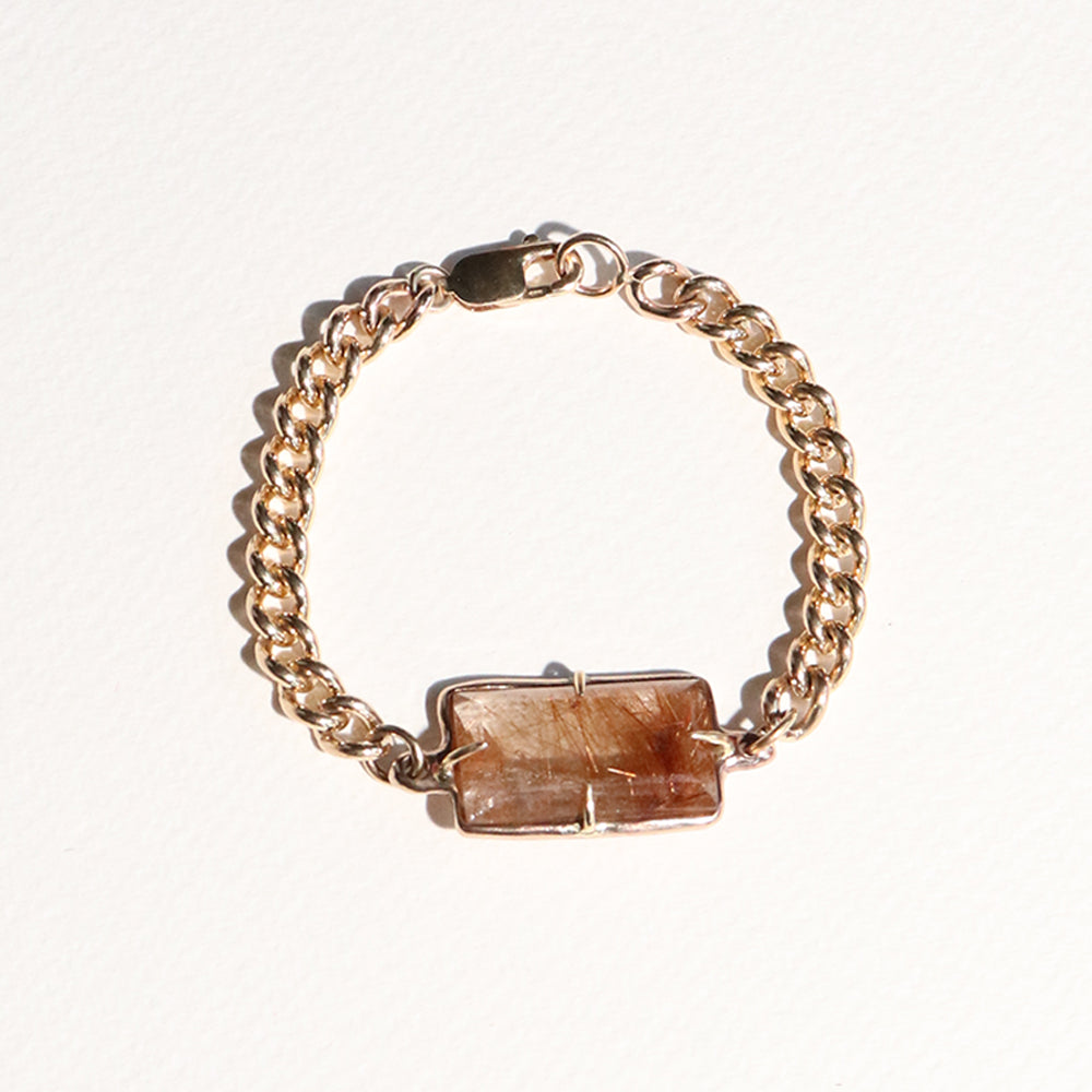 Rutilated Quartz Bracelet