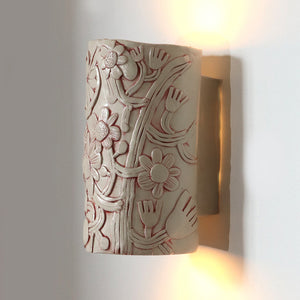 Channel of Light Sconce - Pressed Flowers