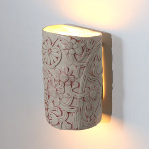 Channel of Light Sconce - Pressed Flowers