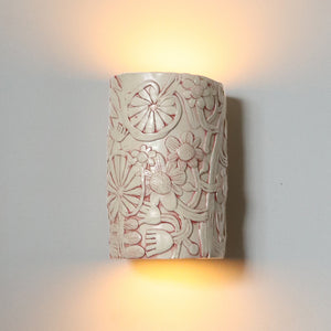 Channel of Light Sconce - Pressed Flowers