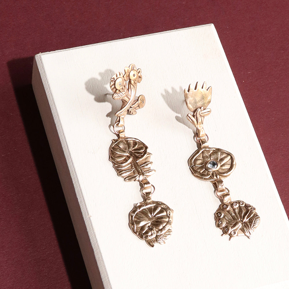 Flora Triptych Earrings