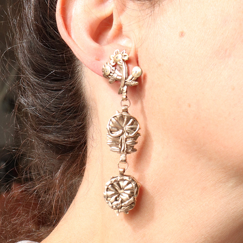 Flora Triptych Earrings
