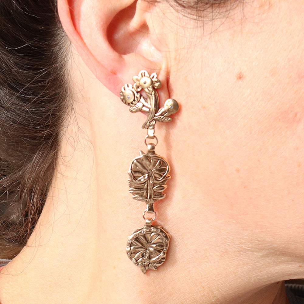 Flora Triptych Earrings