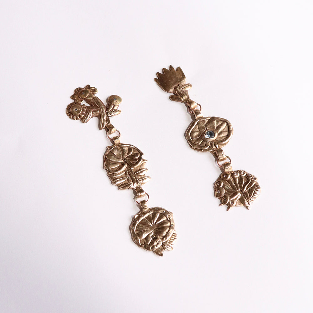 Flora Triptych Earrings