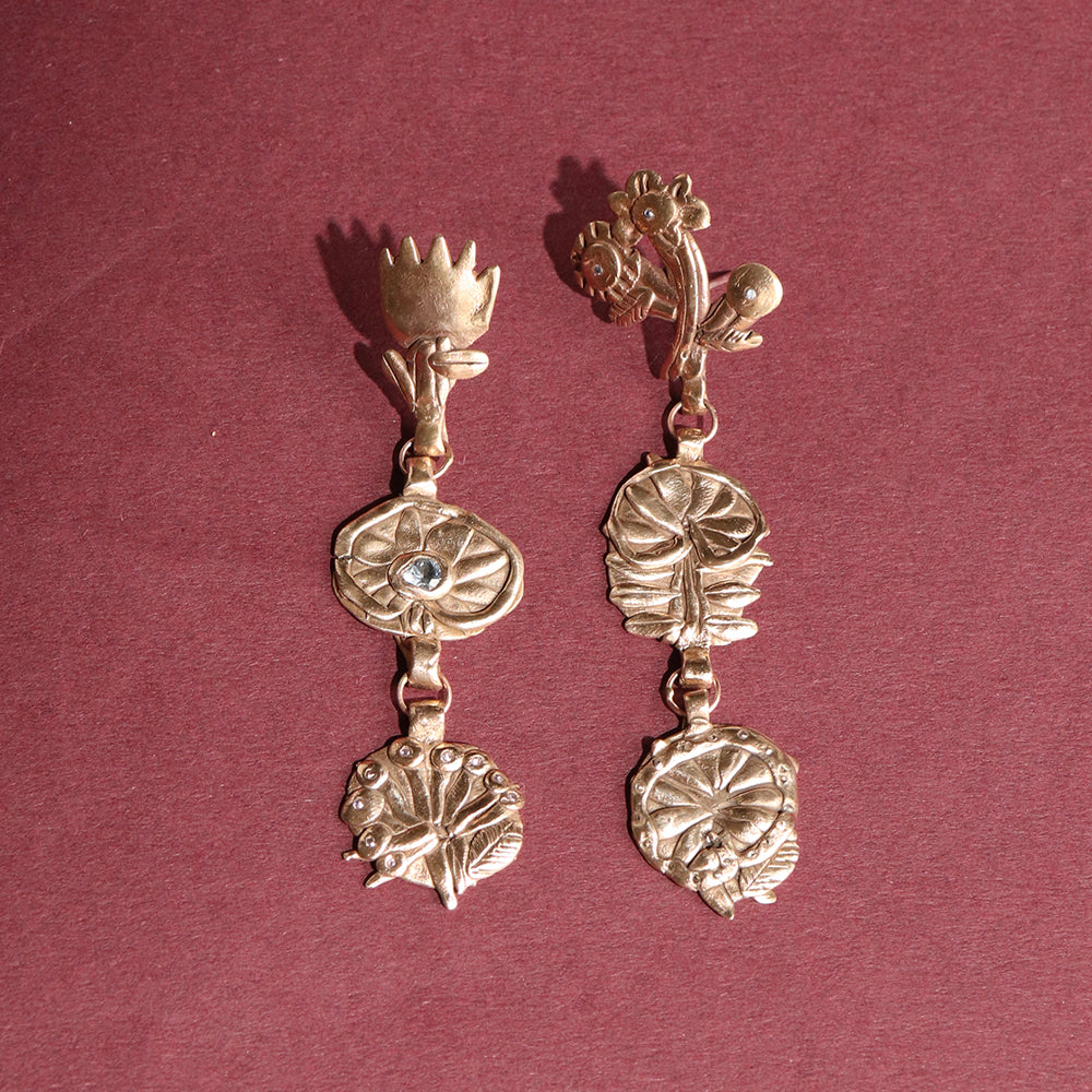 Flora Triptych Earrings