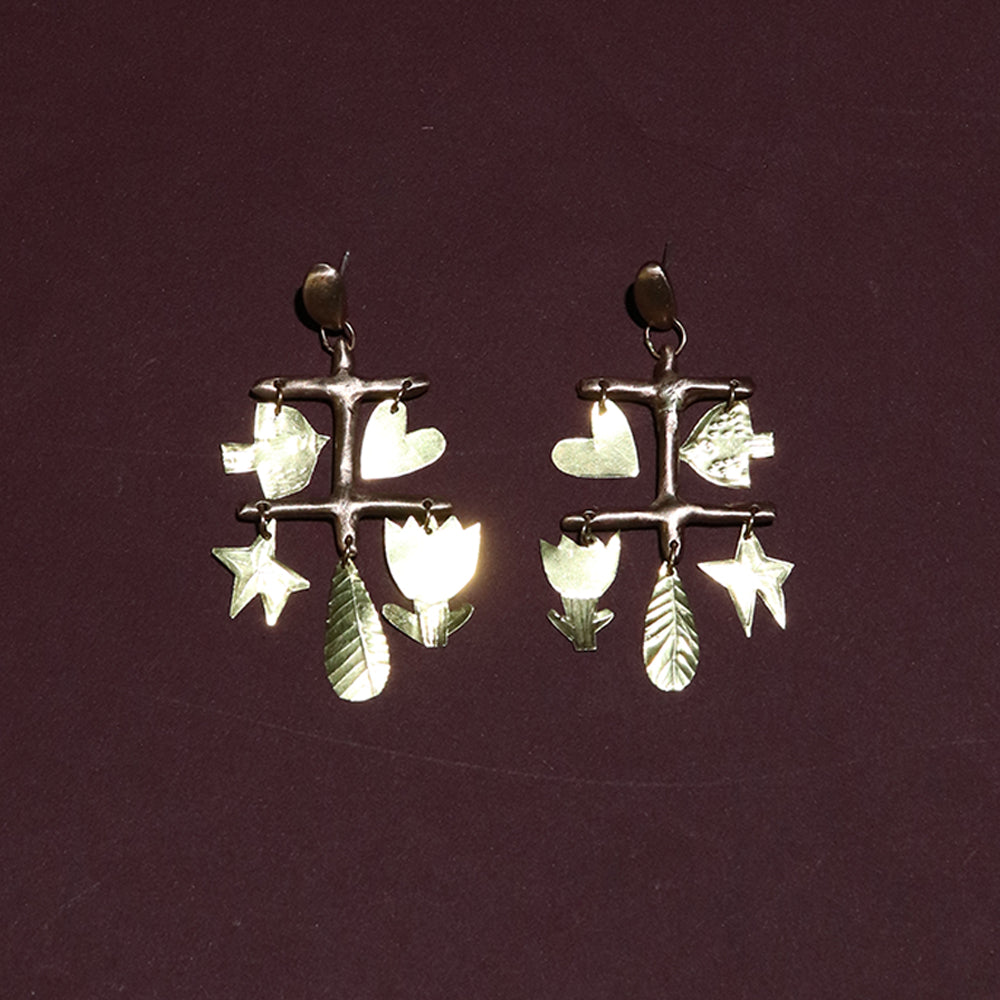 Golden Folklore Earrings
