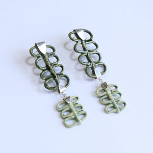 Green Arch Earrings