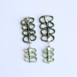 Green Arch Earrings