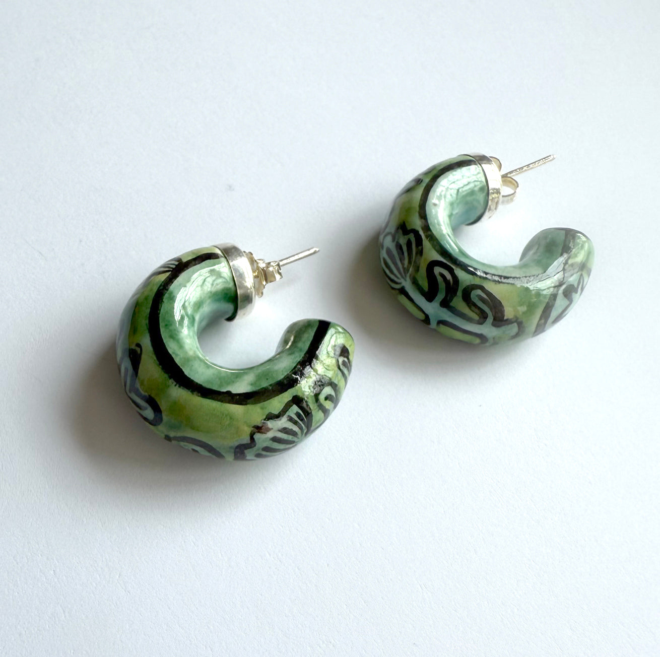 Green Folklore Hoops