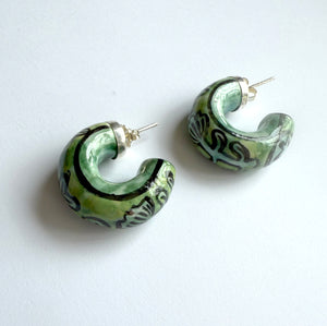 Green Folklore Hoops