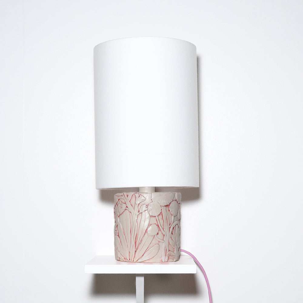 Prototype - Large Table Lamp Pressed Flowers