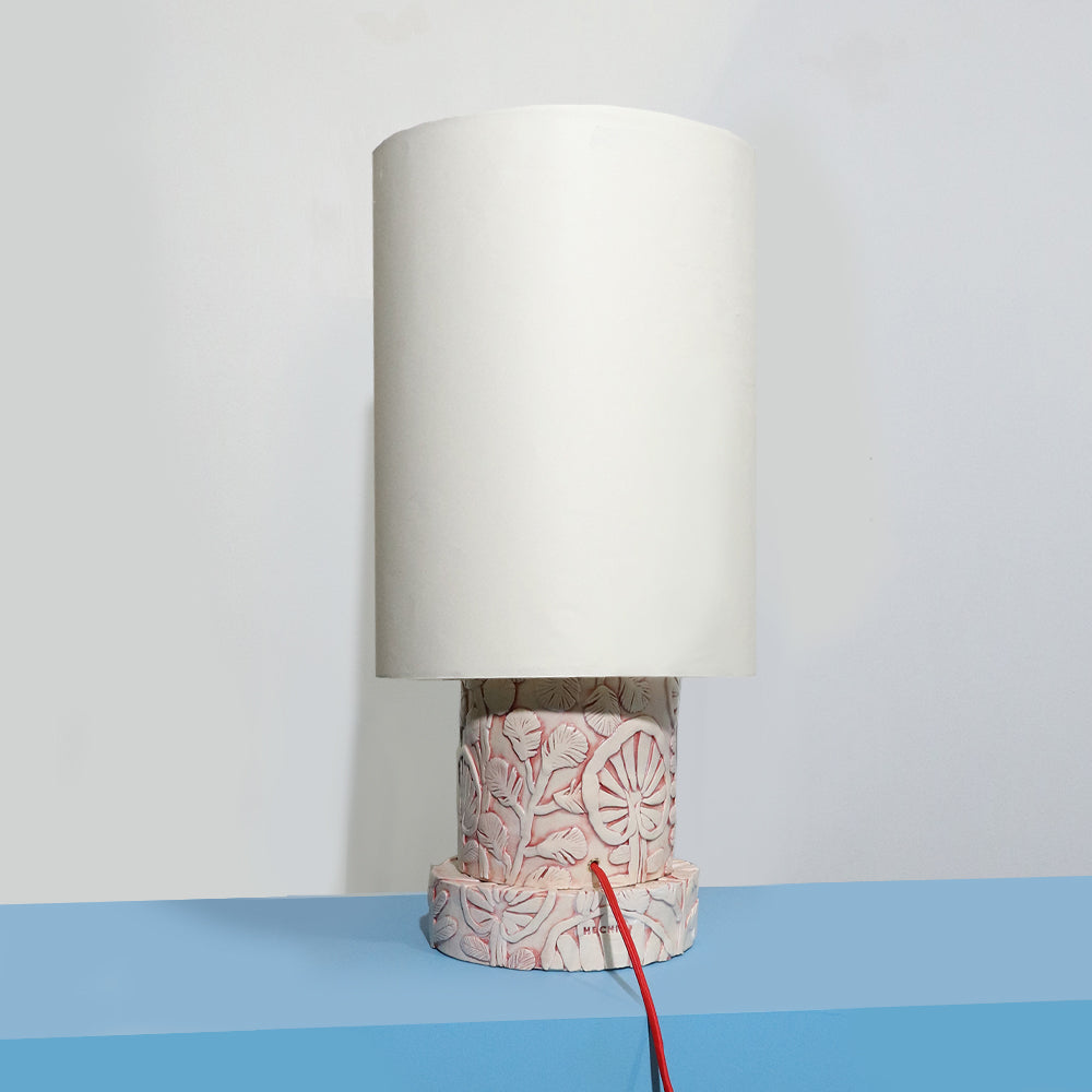 Large Table Lamp - Pressed Flowers