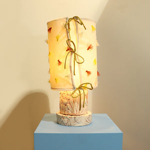 Large Table Lamp - Pressed Flowers