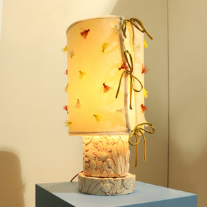 Large Table Lamp - Pressed Flowers