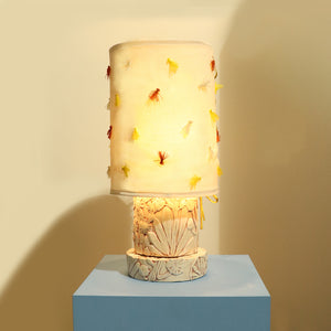 Large Table Lamp - Pressed Flowers