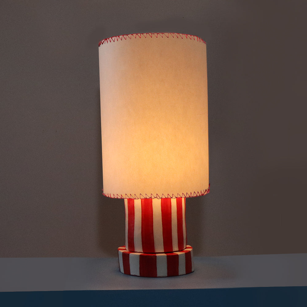 Large Stripe Table Lamp
