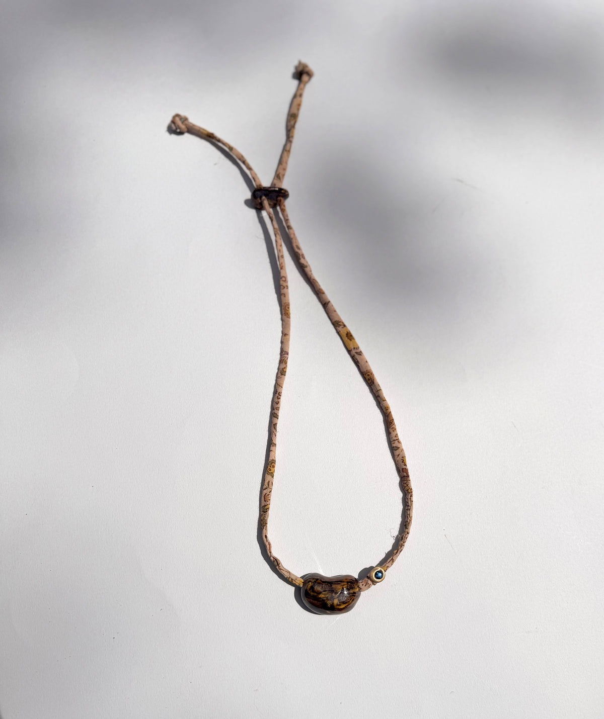 Magic Bean Ceramic Necklace