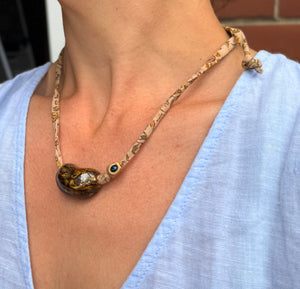 Magic Bean Ceramic Necklace