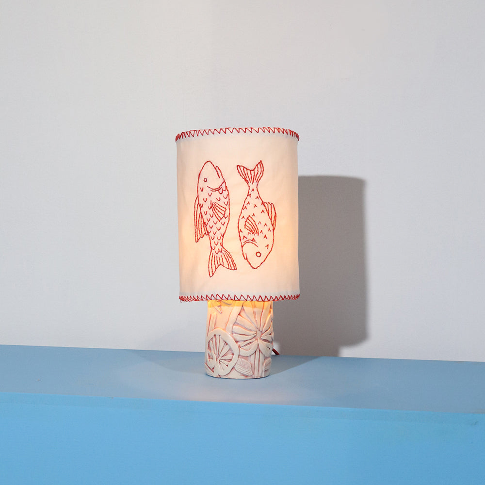 Mini Table Lamp - Pressed Flowers
