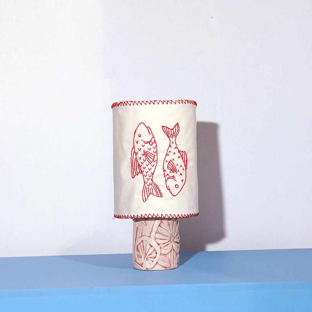 Mini Table Lamp - Pressed Flowers