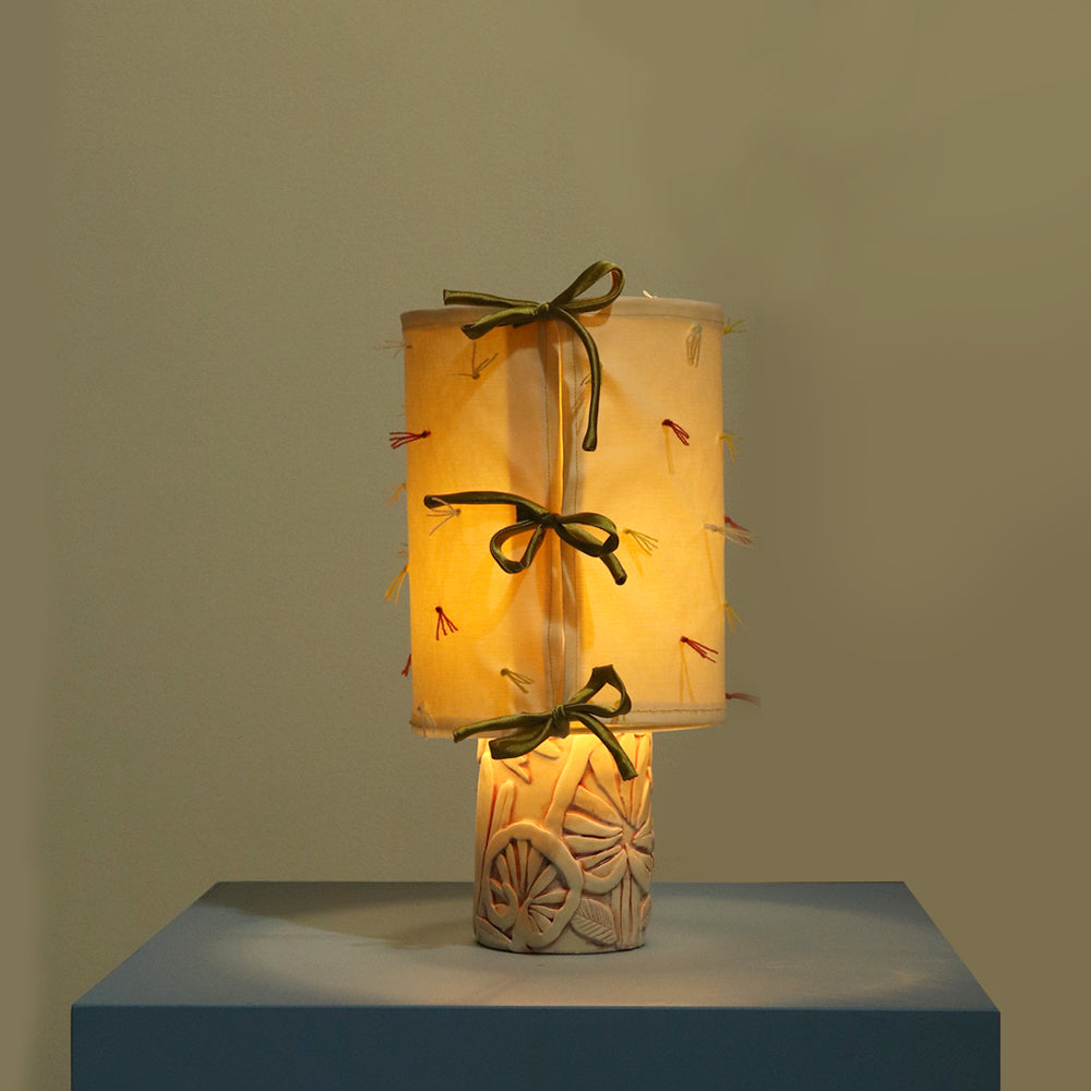 Mini Table Lamp - Pressed Flowers