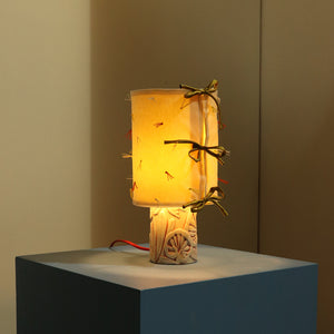 Mini Table Lamp - Pressed Flowers