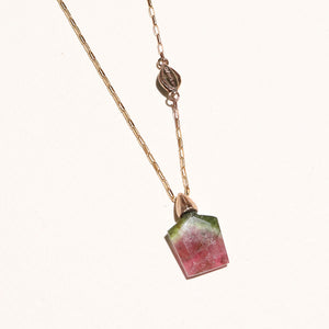 Tourmaline Shield Necklace