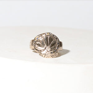 Pressed Flower Halo Ring - Made to Order