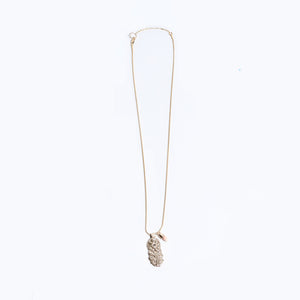 Long Charm Pressed Flower Necklace