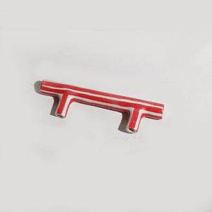 Small Striped Drawer Pull