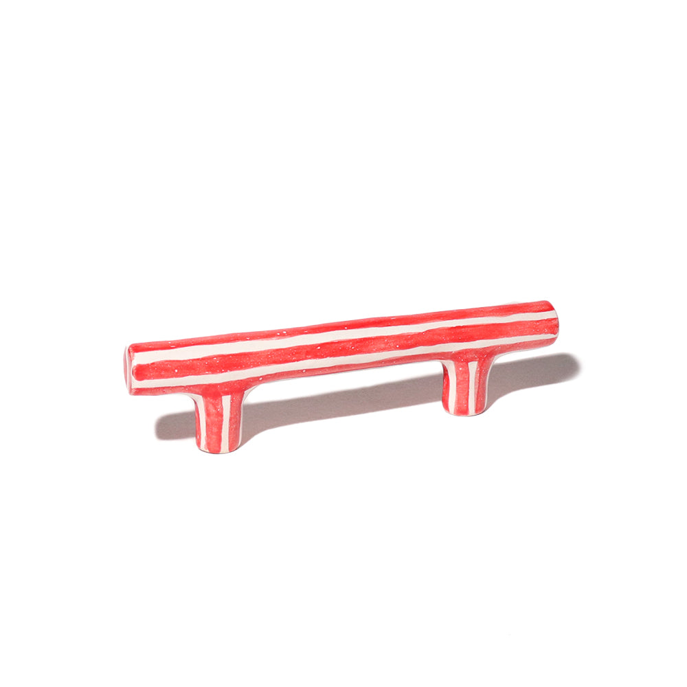 Small Striped Drawer Pull