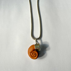 Ram's Horn Long Serpent Chain Necklace