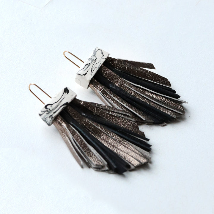 Tassel Cage Earrings - OOAK #3