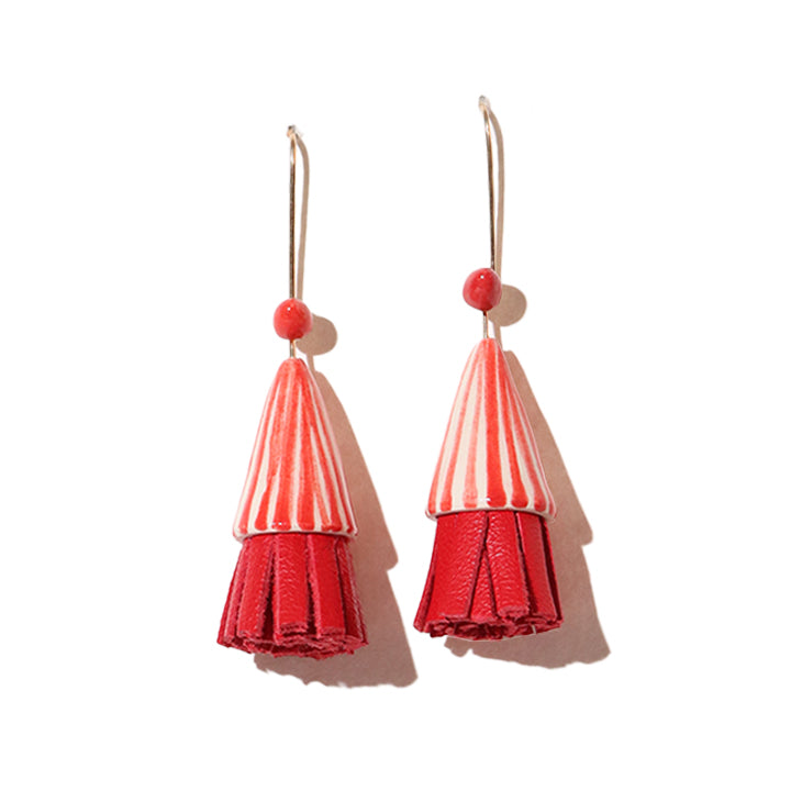 Kalyptos Earrings - Big Top Red