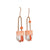 Regalo Shortie Earrings - Big Top Orange