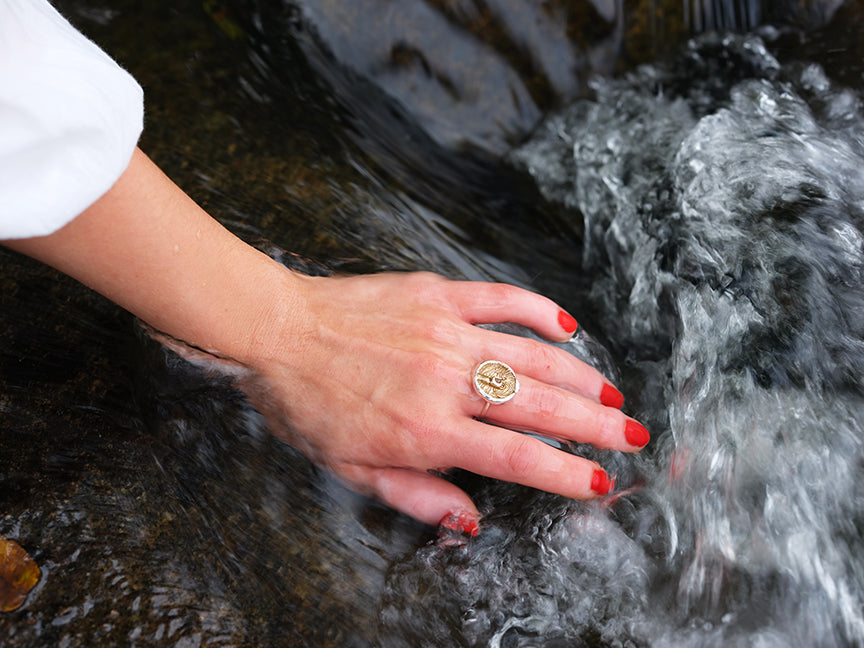 Medallion Elementos Ring - Water