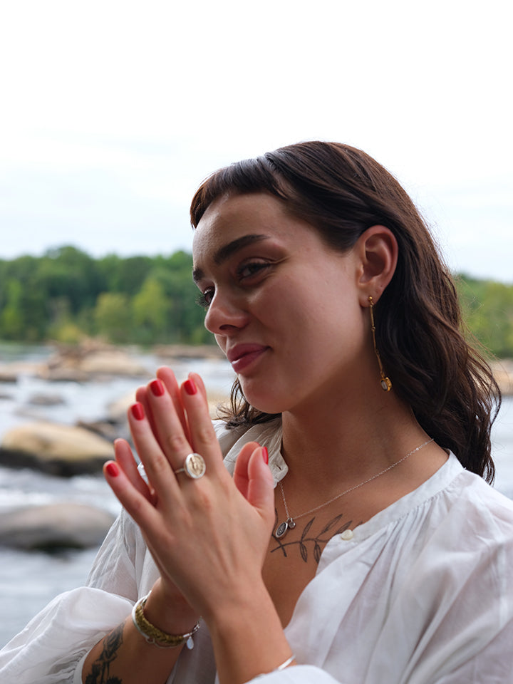 Medallion Elementos Ring - Water