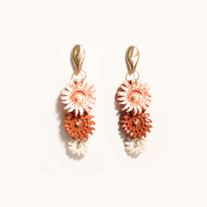 Dilly Dally Earrings - Peony