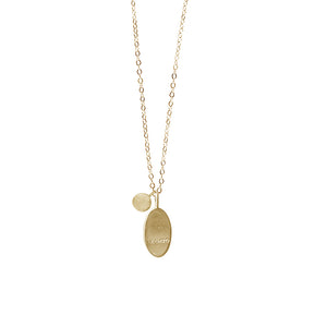 Fire Elementos Charm and Gemstone Necklace
