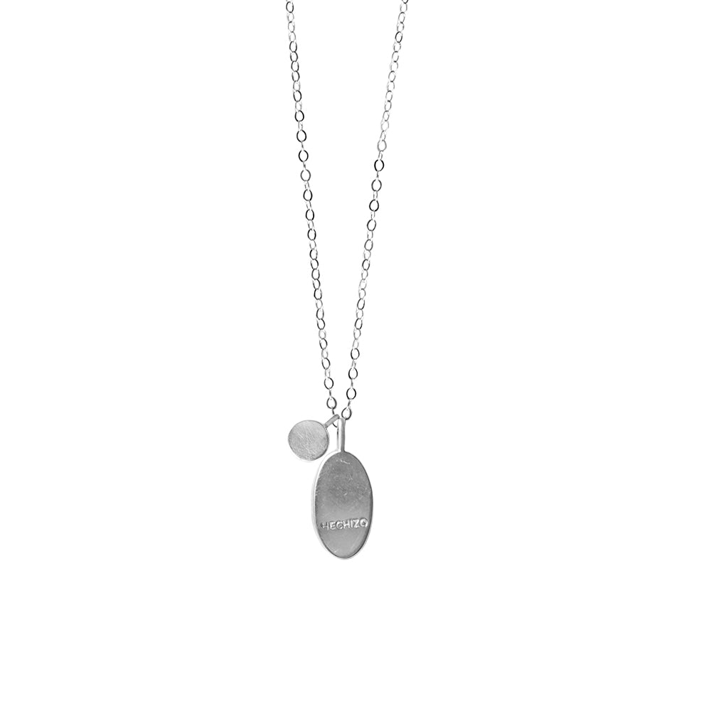 Water Elementos Charm and Gemstone Necklace