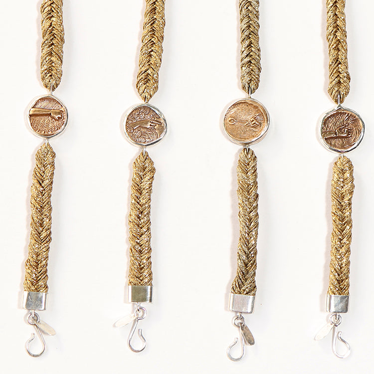 Straw Into Gold Woven Bracelet - Air