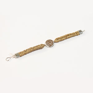 Straw Into Gold Woven Bracelet - Air