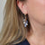 Euphorbia Earrings - Flora Blue
