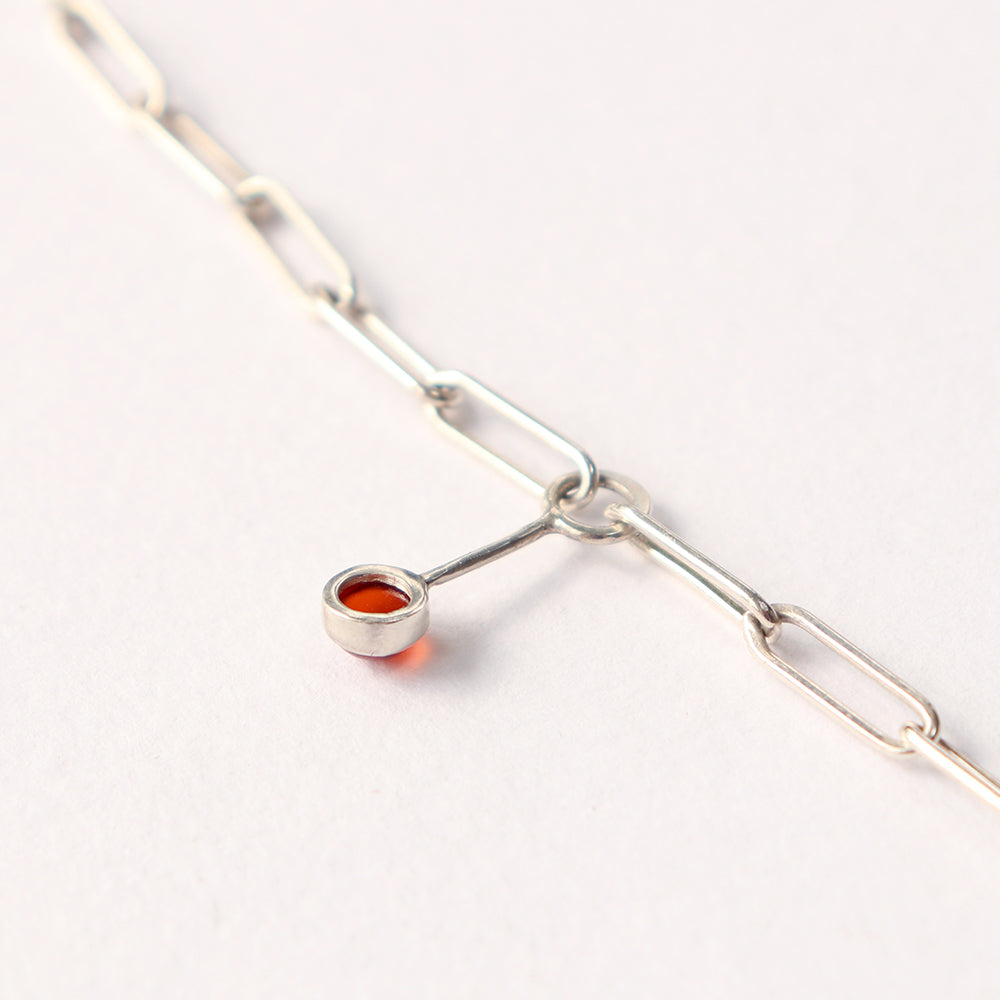 Carnelian Fossa Necklace