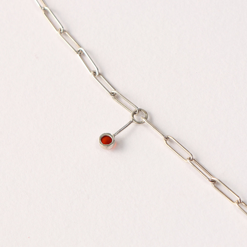 Carnelian Fossa Necklace